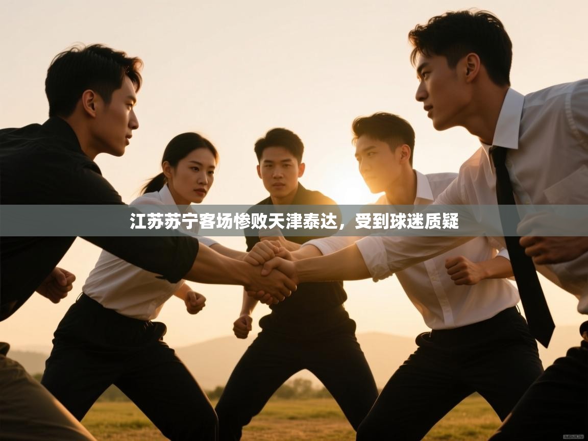 江苏苏宁客场惨败天津泰达，受到球迷质疑