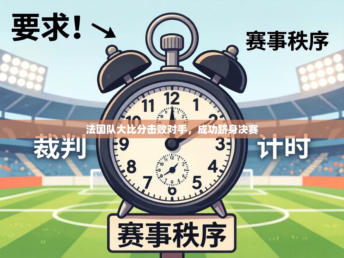 法国队大比分击败对手,成功跻身决赛 第2张